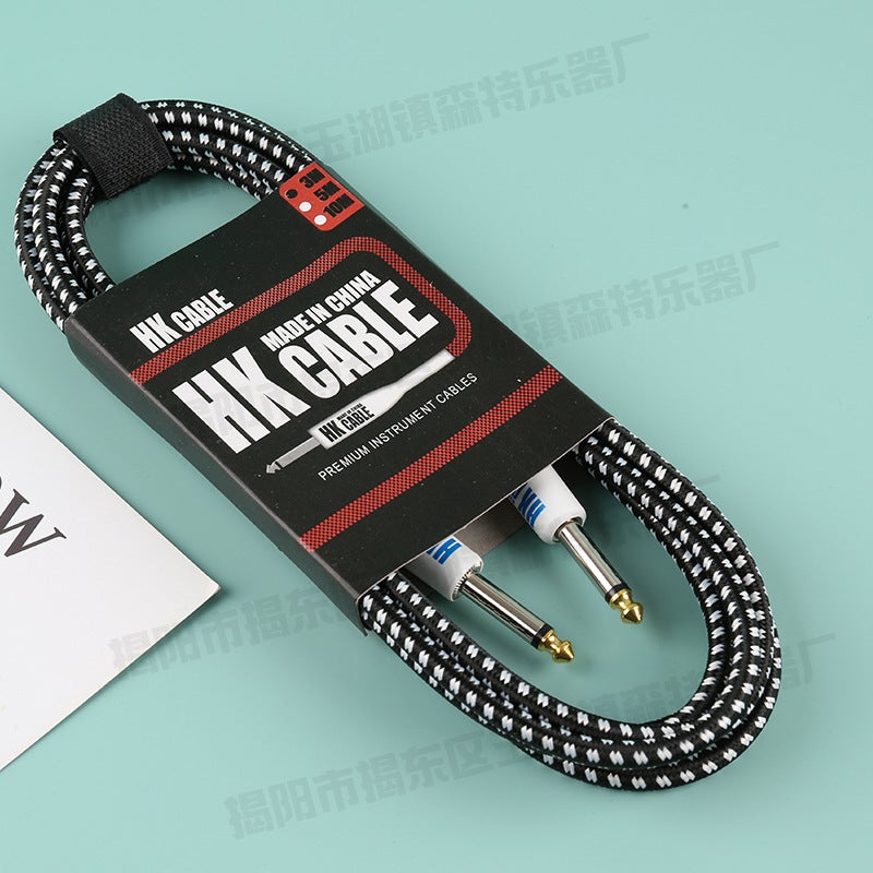 Generic Cross-border folk guitar connection electric guitar instrument line classical ukulele manufacturers wholesale electric guitar HK10 m
