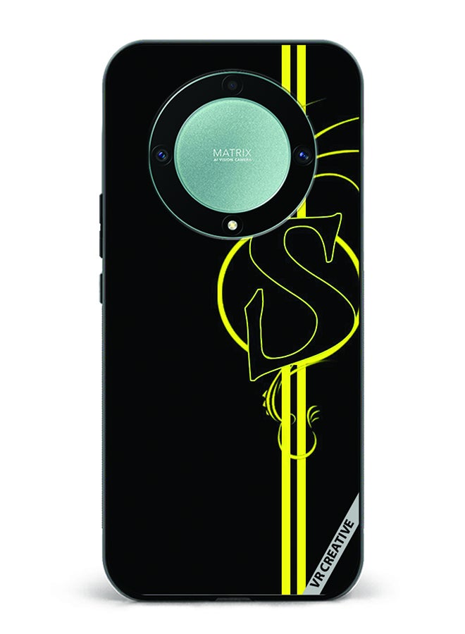 VR CREATIVE غطاء حماية لهاتف Honor X9b بتصميم حرف S متعدد الألوان - Image 1