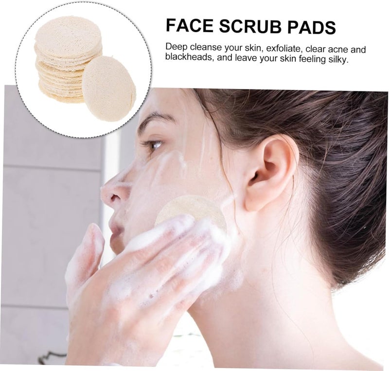 مجموعة إسفنج اللوف الطبيعي من 18 قطعة لتقشير الوجه فرك البشرة وسادات تنظيف صديقة للبشرة للرجال والنساء مقشرات الجسم اللطيفة للاستحمام - Image 5