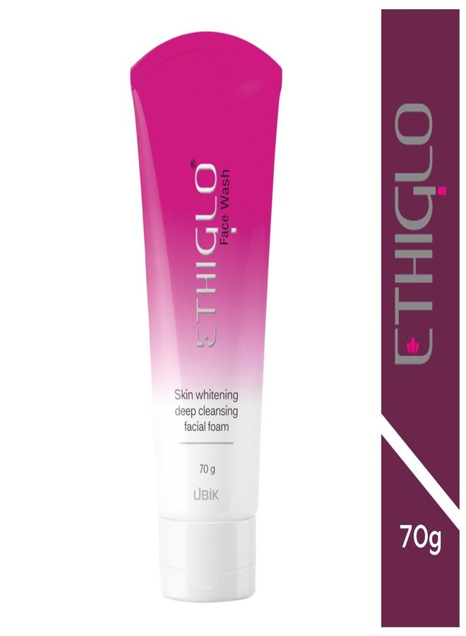 Ethiglo Skin whitening Face Wash (70ml) - Gentle Brightening Soap Infused with Kojic Acid and Glycolic Acid - Image 2