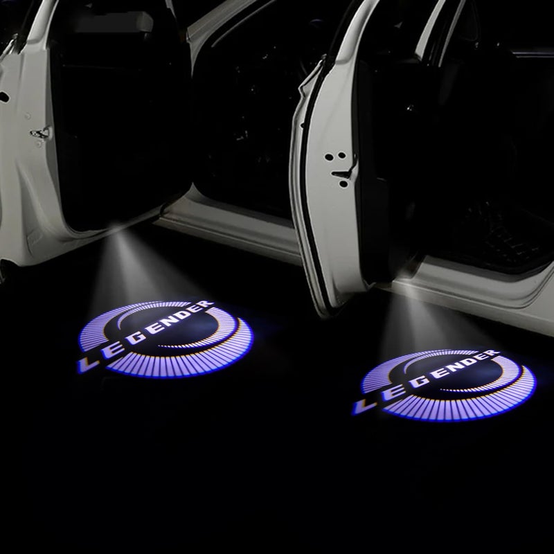 KMH Ghost Shadow Light LED Projector Light Compatible with Legender, Warning Anti Rear end Collision, 3D Welome Sensor Wireless Car Logo Design Puddle Lamp - Pack of 1 - Image 5