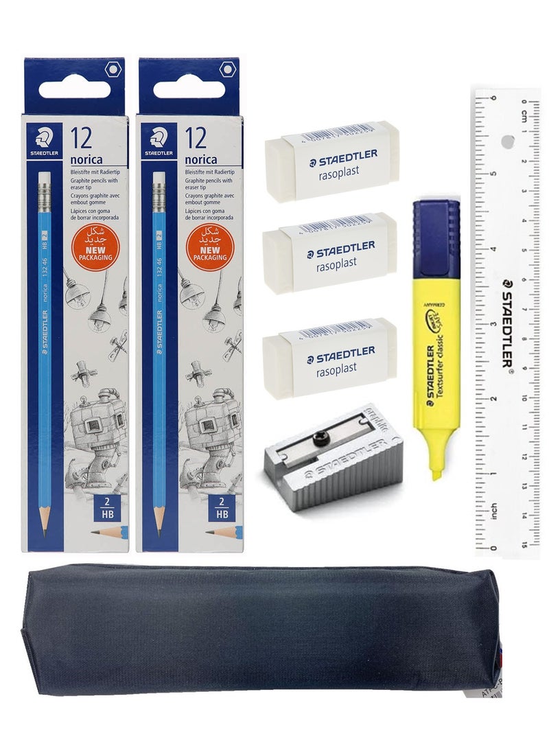 STAEDTLER 31-Piece School Stationery Set With Pencil Case - Image 1