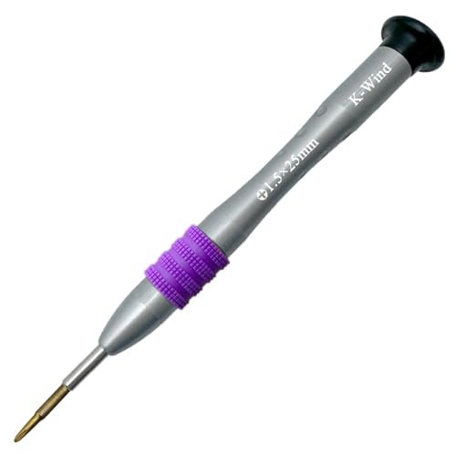 Kannony Wind Precision Phillips Screwdriver PH 0001.5mm #000 Compatible with MacBook iPhone Nintendo Switch DJI Propeller, Anti-slip Grip, S2 High Alloy Steel Head, Magnetic Head, Rotary Cap - Image 1