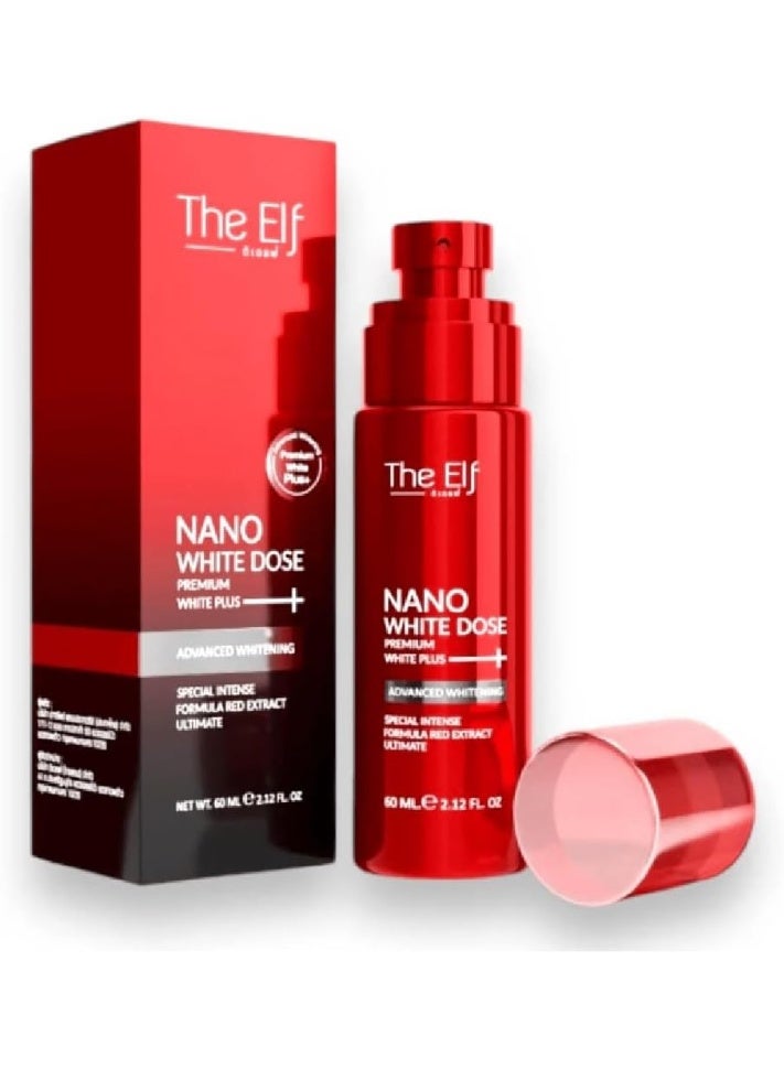 The Elf Nano White Dose 5th Premium White Plus Intensive Whitening Serum 60ml Designed for Radiant Glow, Dark Spot Correction and Skin Tone Enhancement - Image 1