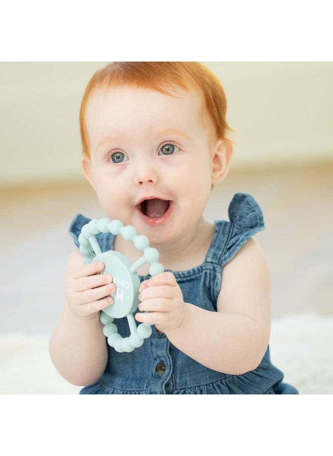 Bella Tunno Happy Teether 2Pk - Soft & Easy Grip Baby Teether Toy, Silicone Teether Ring To Help Soothe Gums, Non-Toxic And Bpa Free, Mr.Nice Guy/Main Chatacter  - Image 2