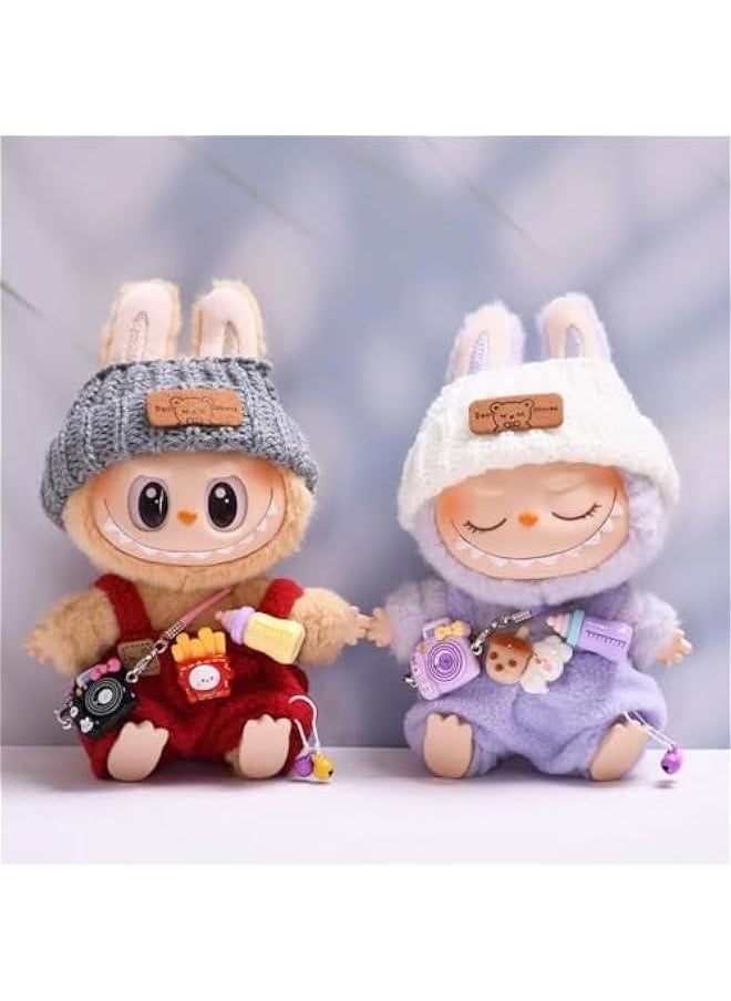 Arabest 2025 New Animal-Themed Labubu Ensemble, Elegant Accessories, Adorable Wardrobe Set for 17cm Labubu (#A)  - Image 3