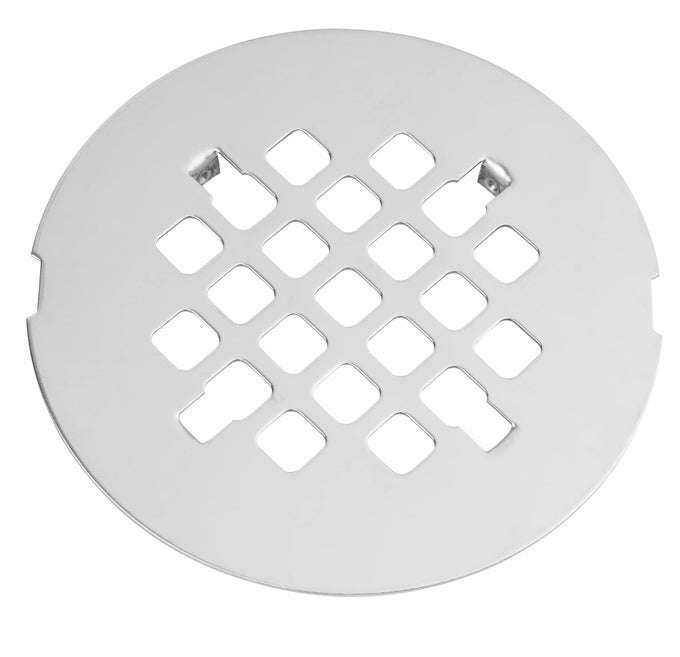 414 OD SNAPIN SHOWER DRAIN COVER ROUND SHOWER DRAIN STRAINER GRID REPLACEMENT COVER DESIGNED FOR LONGLASTINGCHROME PLATED