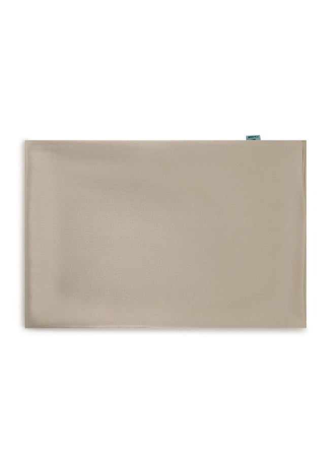 BRIGHTLY LABS Silver-Infused Mulberry Silk Pillowcase - Antibacterial, Hypoallergenic, Skin & Hair Care - Grade 6A Silk with Silver Ion Treatment. King size, Envelope closure.  - Image 2