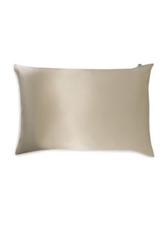 BRIGHTLY LABS Silver-Infused Mulberry Silk Pillowcase - Antibacterial, Hypoallergenic, Skin & Hair Care - Grade 6A Silk with Silver Ion Treatment. King size, Envelope closure.  - Image 1