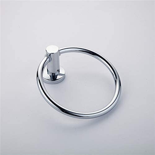 PUNARVI Punarvi Towel Ring Stainless Steel 304 Towel Ring Wall Mounted Bathroom Towel Holder Round Towel Hanger Pack of 1  - Image 3