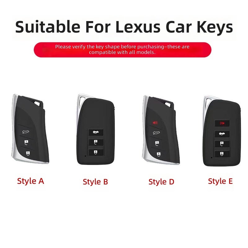 LEXUS Luxury TPU Key Case for Lexus ES200, ES300H, RX300, NX200, RX350 - Premium Protection & Stylish Design - Image 2