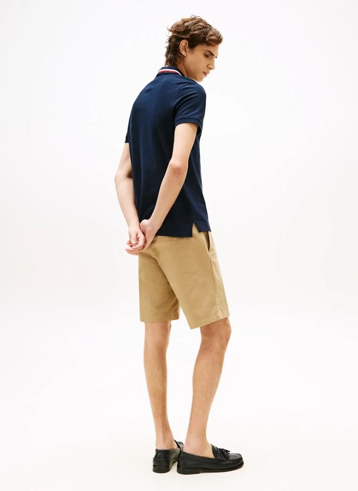 تومي هيلفيغر Americana Tipped Short Sleeve Polo