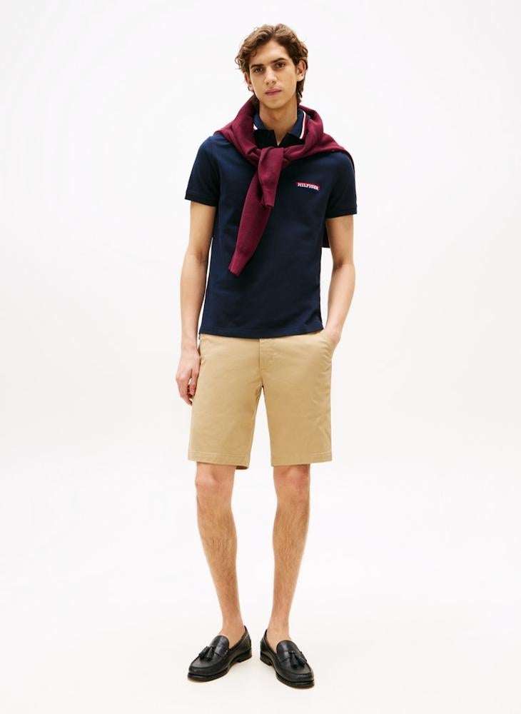 TOMMY HILFIGER Americana Tipped Short Sleeve Polo - Image 3