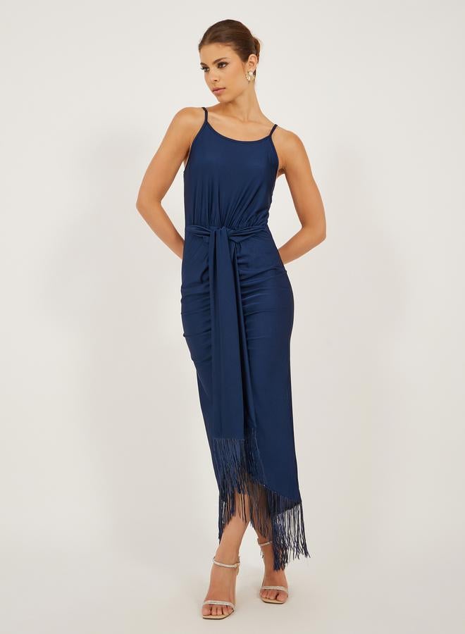Styli Fringe Detail Dress - Image 1