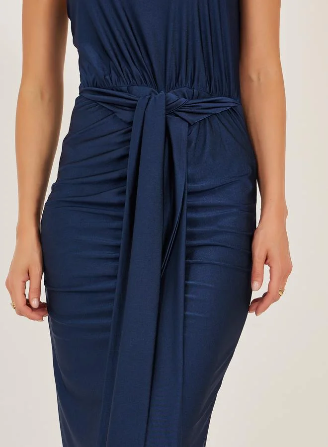 Styli Fringe Detail Dress