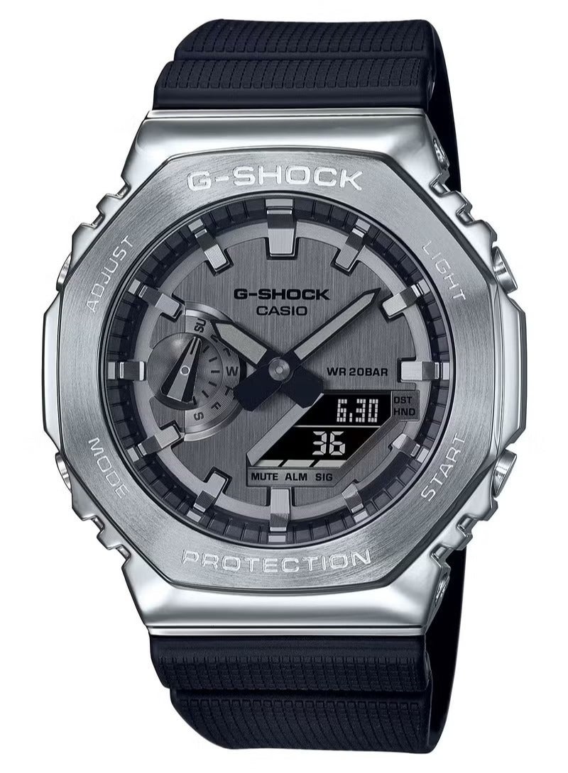 G-SHOCK Analog-Digital Water Resistant Silicone Strap Watch GM-2100-1ADR - Image 1