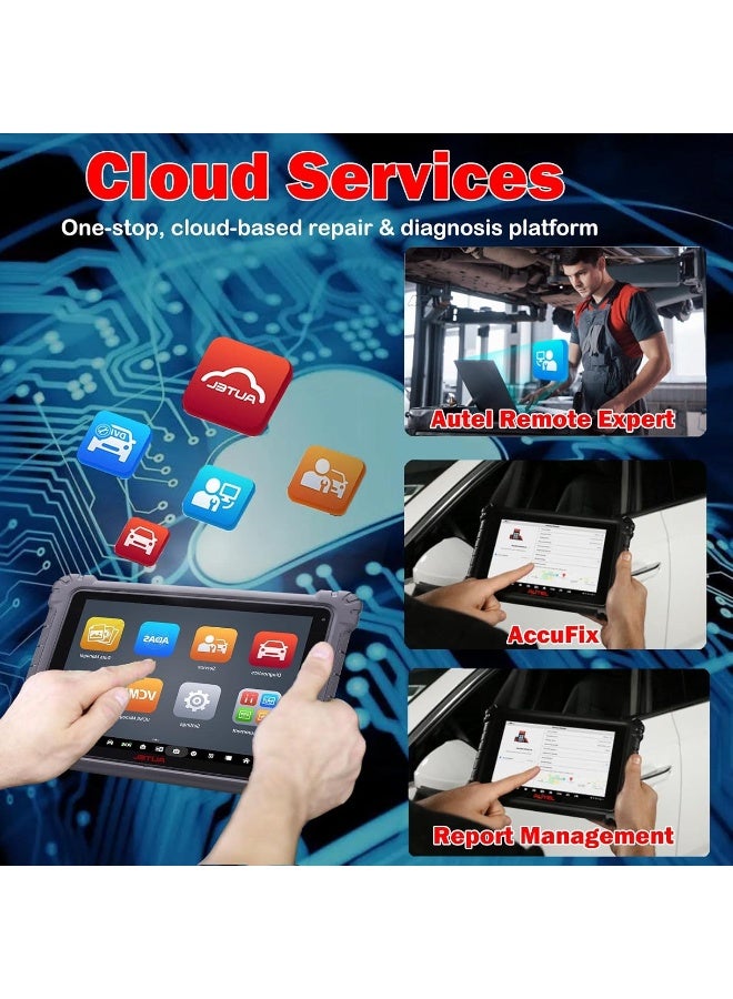 Autel Autel MaxiSys Ultra EV | 2025 Top EV Full System Diagnostic Scanner | High-Voltage System & Battery Pack Analysis | NO IP Limitation | with EVDiag Kit 5-in-1 VCMI | Online ECU Programming | 40+ Service | Upgrade of MS Ultra/ MS909 - Image 5