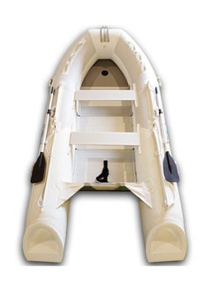 New Inflatable 1.2Mm/0.9Mm Pvc Boats With Fiber Step Design White And Light Grey 3 Meters Normal Tube