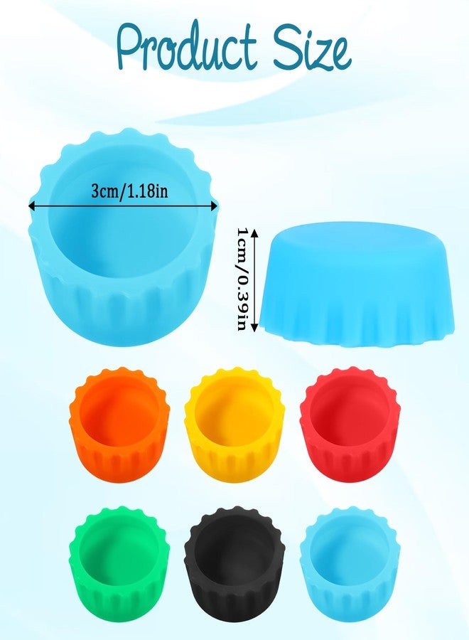 YQQYG 6PCS Crested Gecko Food Dish, Silicone Gecko Food Cups Reptile Dish for Geckos, Lizards, Reptiles - Image 2