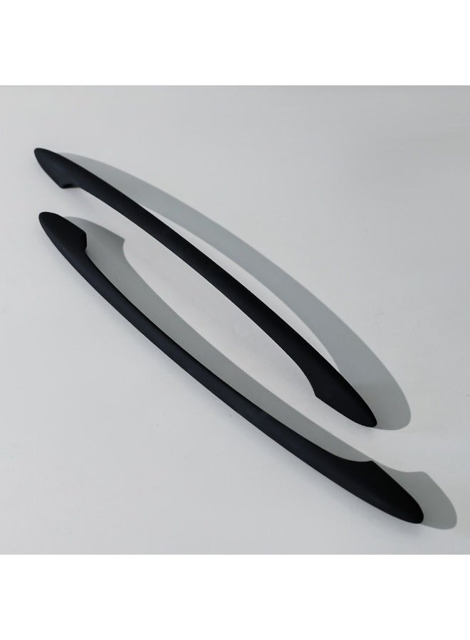 Milano Aria Cabinet Zinc Handle Earl Black 405x33x13mm E6082-320, Zinc Alloy, Cabinet Handle For Home Installation - Image 1