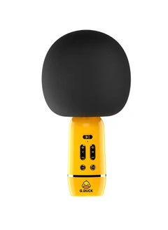 G.DUCK Karaoke microphone with Bluetooth speaker cute rubber duck image for kids singing  - Image 2