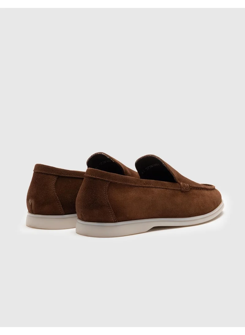 كاباني Brown Suede Men's Casual Shoes10