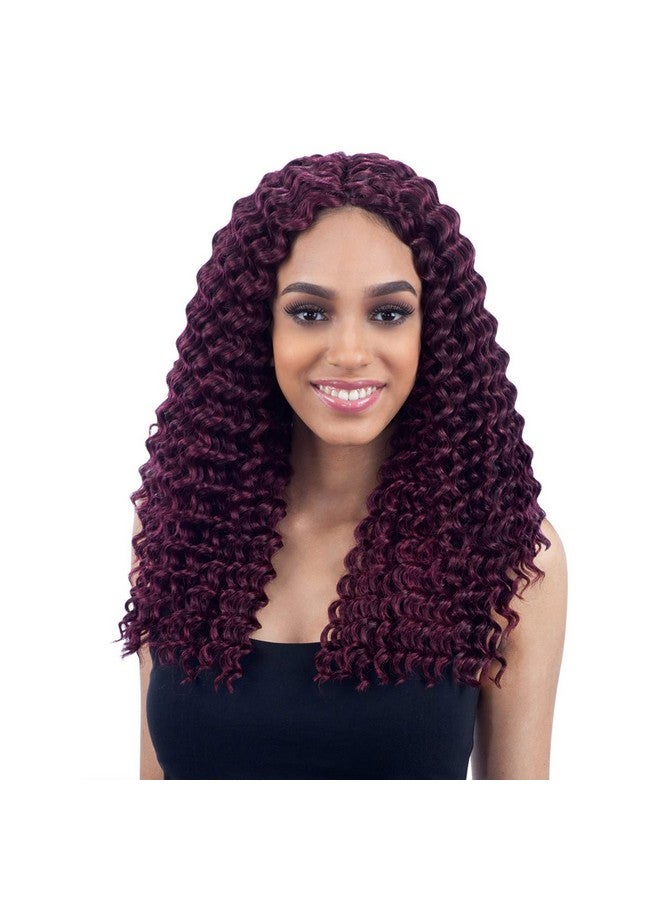 FreeTress Braids Deep Twist 14" (1B Off Black) Freetress Synthetic Hair Crochet Braid - Image 2