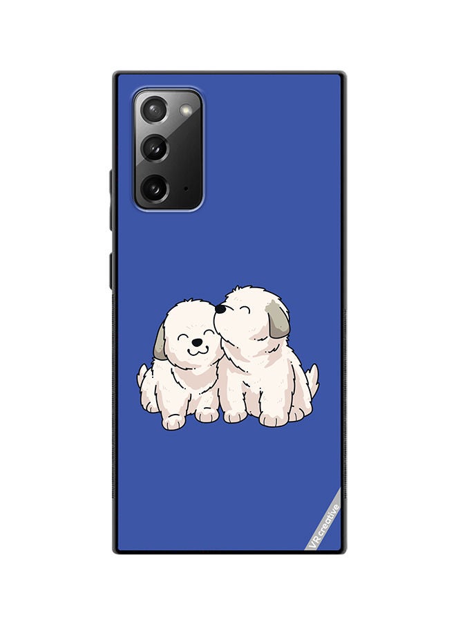 VR CREATIVE Protective Case Cover For Samsung Galaxy Note20 5G Cute Puppies Design Multicolour - Image 1
