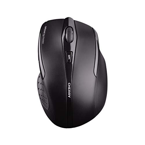Cherry MW 3000 Wireless Mouse 2.4 GHz w/Nano USB Receiver, Black (UW7691) - Image 5