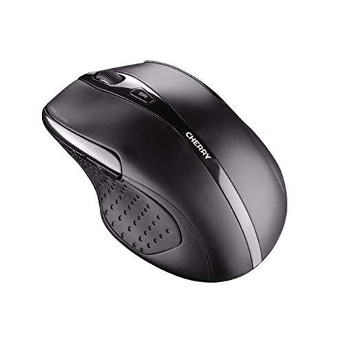 Cherry MW 3000 Wireless Mouse 2.4 GHz w/Nano USB Receiver, Black (UW7691) - Image 1