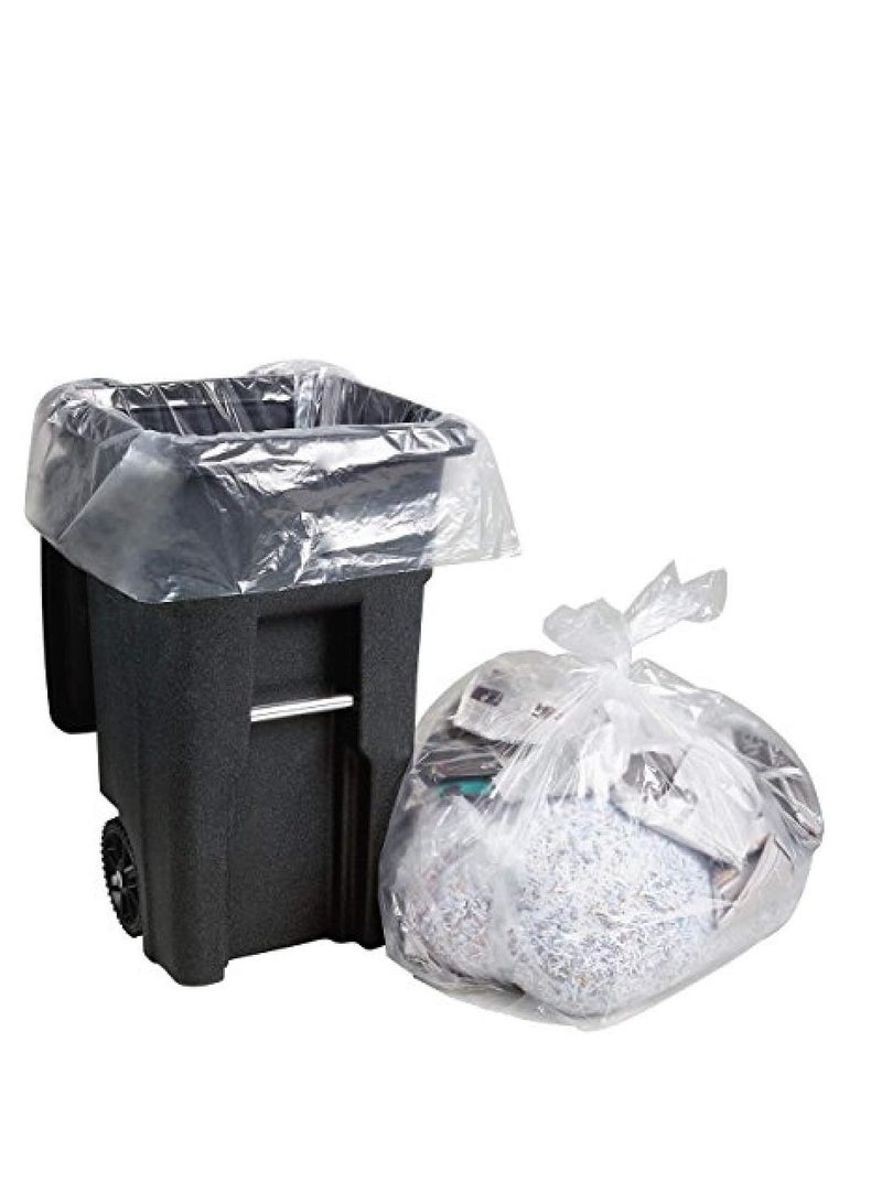 Terabyte أكياس قمامة شفافة 90x110، 70 جالون أكياس قمامة مطبوعة قابلة للتحلل لعلب المطبخ أكياس قمامة مريحة للاستخدام المنزلي ومكتب القمامة أكياس تسوق أكياس بلاستيكية - عبوة من 50 قطعة. - Image 4