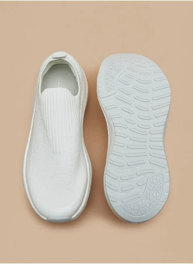 كابا Women's Solid Mesh Slip-On Sports Shoes
