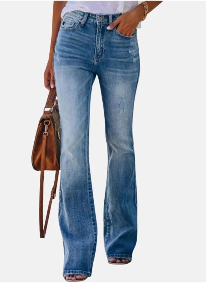 YUNIQEE Blue Bootcut & Flared Jeans