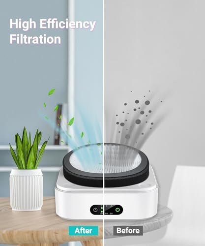 Byseacore Replacement Filter Compatible with TDBYWAE MB-032 Air Purifier, 3-in-1 filter with Activated Carbon Filter, 2 Count - Image 4