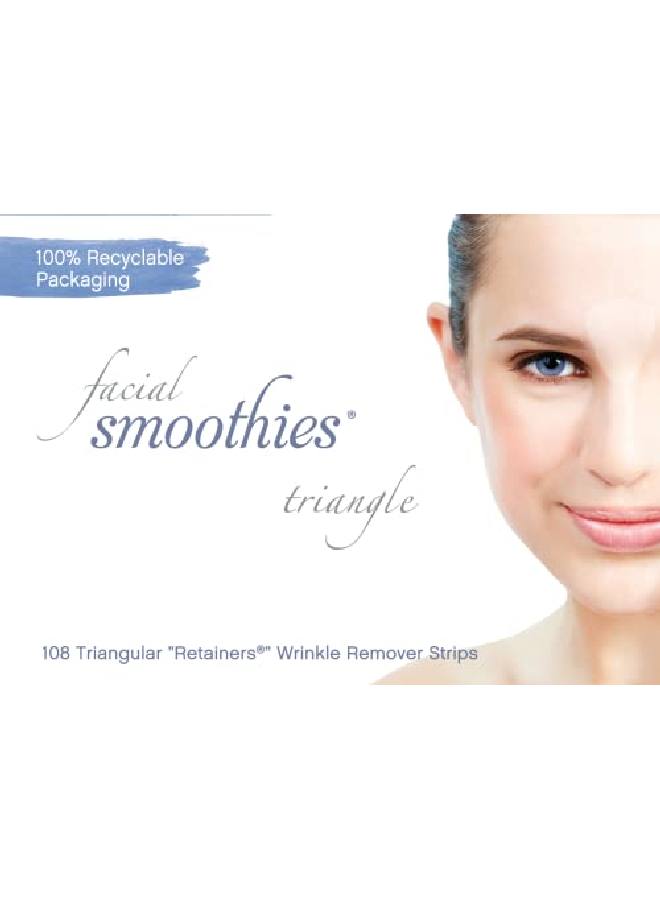 Smoothies Oothies Triangle Wrinkle Remover Strips, 108 Triangular Antiwrinkle Patches - Image 2