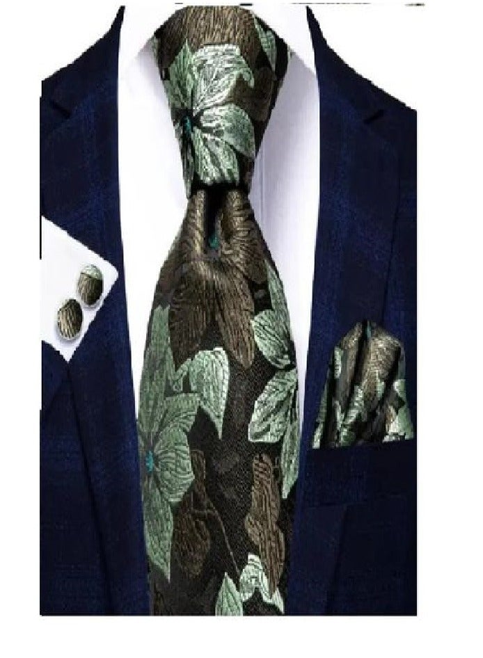 Businessman Tie Fashion & Cufflinks - Image 1