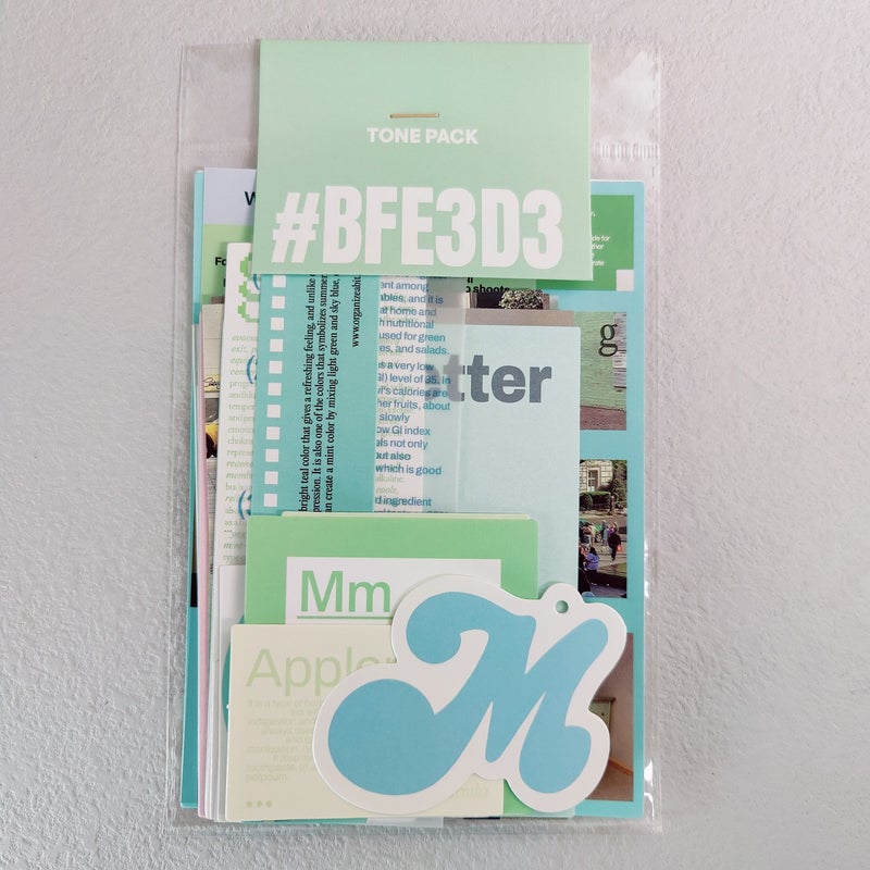 Nordic Style Pink Vintage Diary Decor Ins Materials Stickers Wholesale OAB Card Stickers Office School Stationery Green# BFE3D3 Sticker Pack