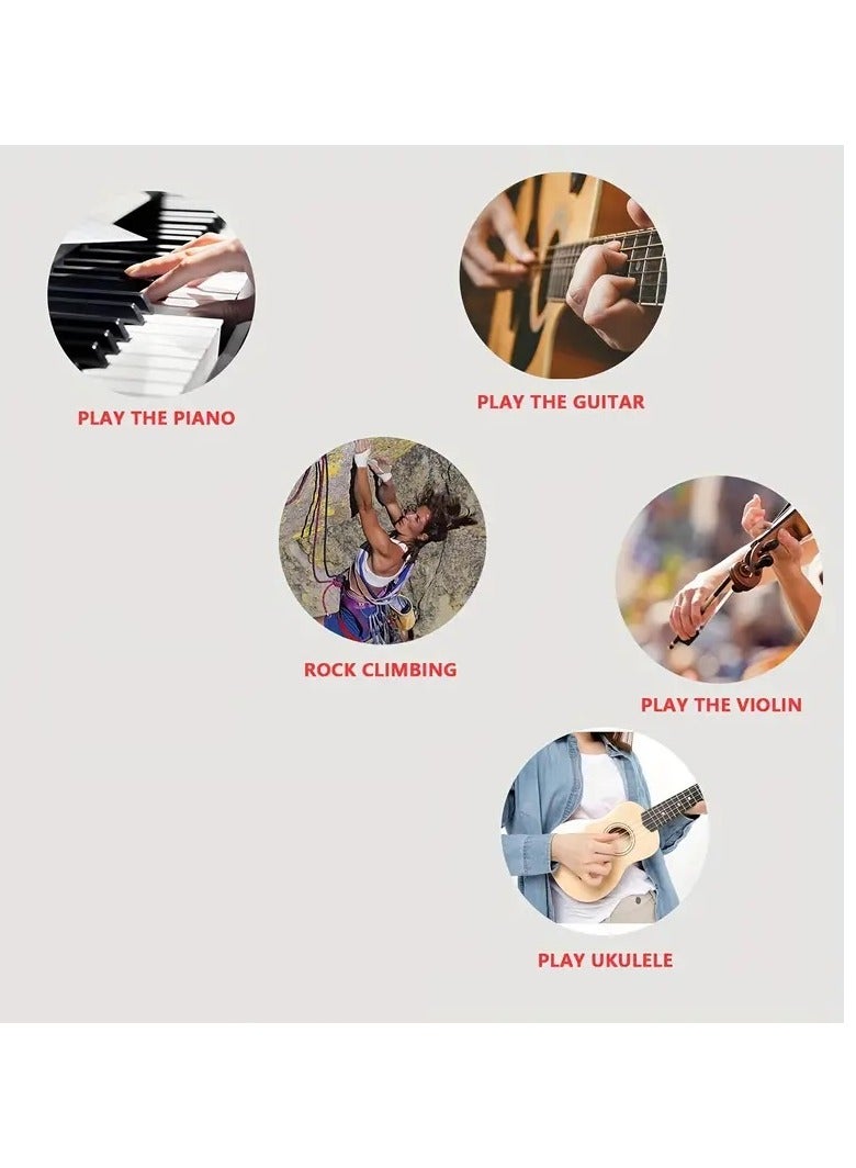 Vision X Finger training device, Finger Strengthener For Musicians, Music Learners, Athletes, And Those Who Suffer From Weak Fingers, 4 Finger Pressure, 6.8 * 9 cm,Multiple colors - Image 4