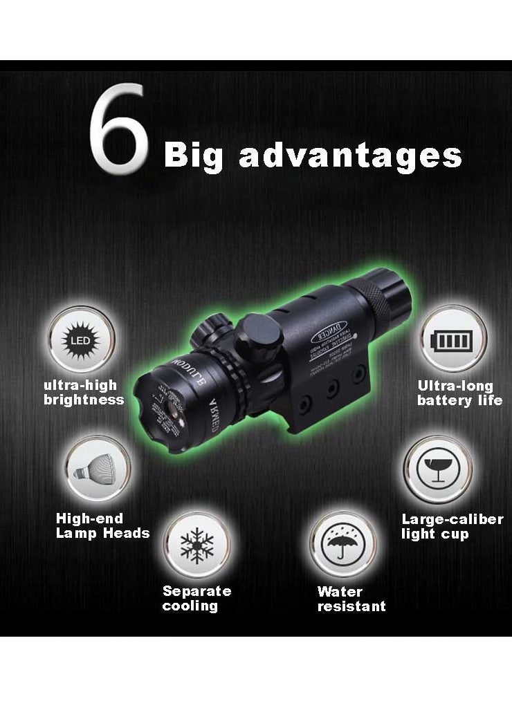 Gasin Laser Sight Scope with Adjustable Focus, Durable Aluminum Body, and Mount Kit  - Image 3