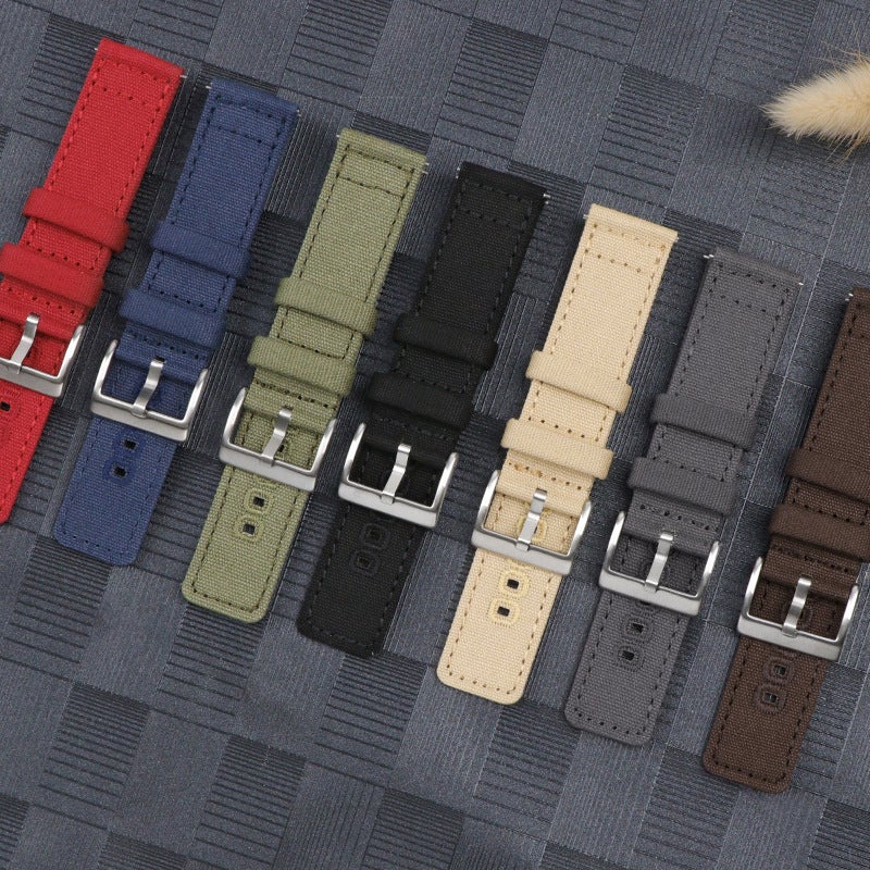 61S Quick Release Canvas Watch Strap Suitable For Huawei Gt5 Watch Gt4 Smart Strap Samsung Apple 20/22Mm - Image 5