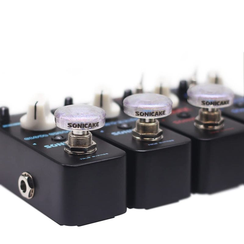 SONICAKE أغطية دواسات سونيكايك الشفافة الواضحة لمؤثرات الجيتار 10 مم 20 قطعة - Image 1