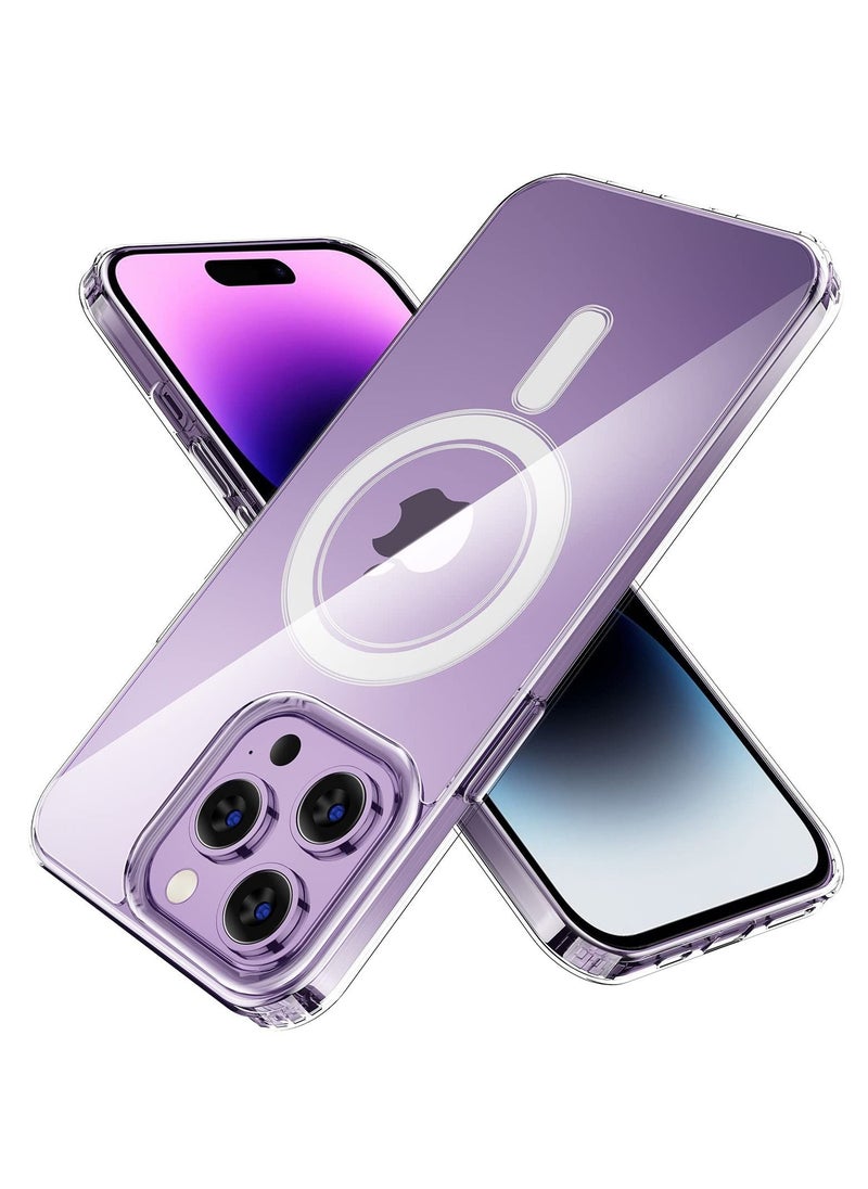 Houmt iPhone 14 Pro Max Case Compatible with MagSafe Not Yellowing Crystal Clear Shockproof and Anti-Scratch Protective Cover  - Image 1