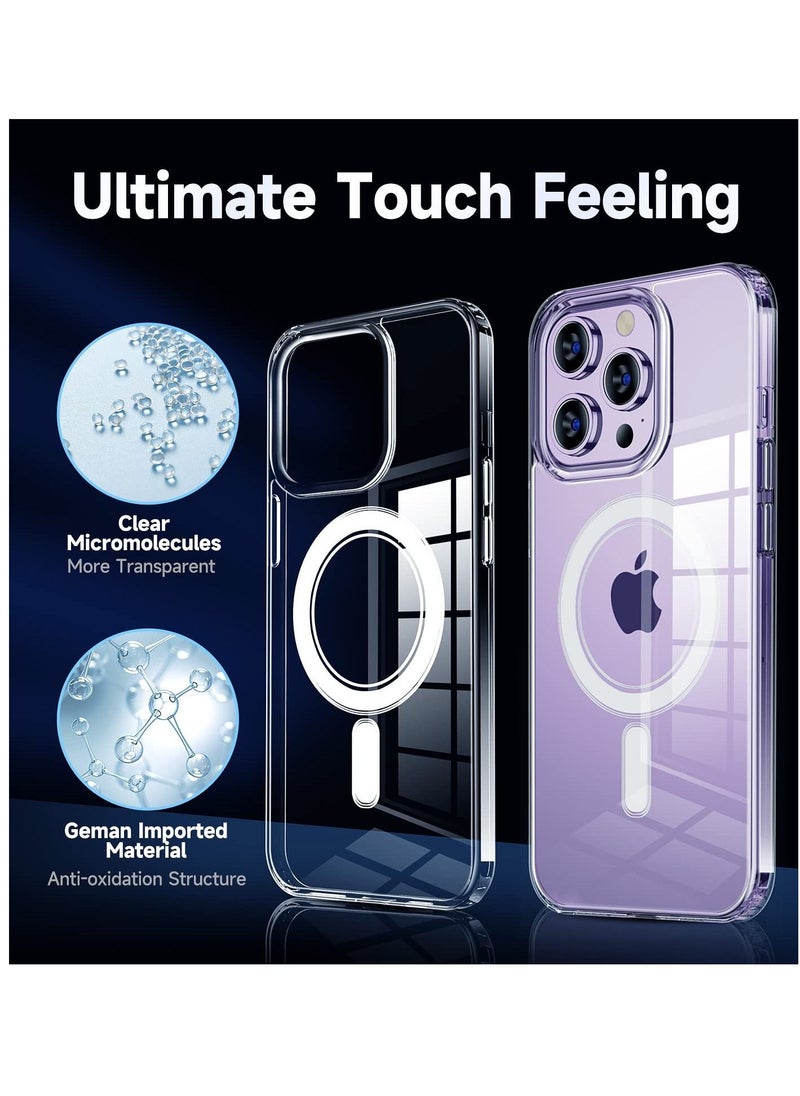 Houmt iPhone 14 Pro Max Case Compatible with MagSafe Not Yellowing Crystal Clear Shockproof and Anti-Scratch Protective Cover  - Image 2