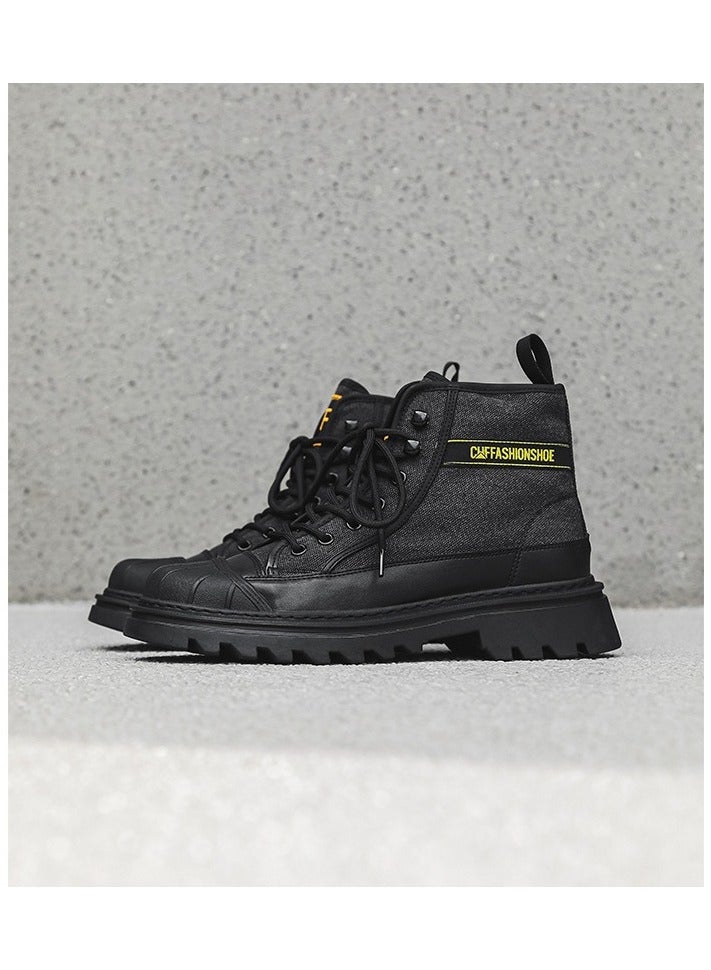 Warrior Fashionable and versatile elevated Martin boots  - Image 2