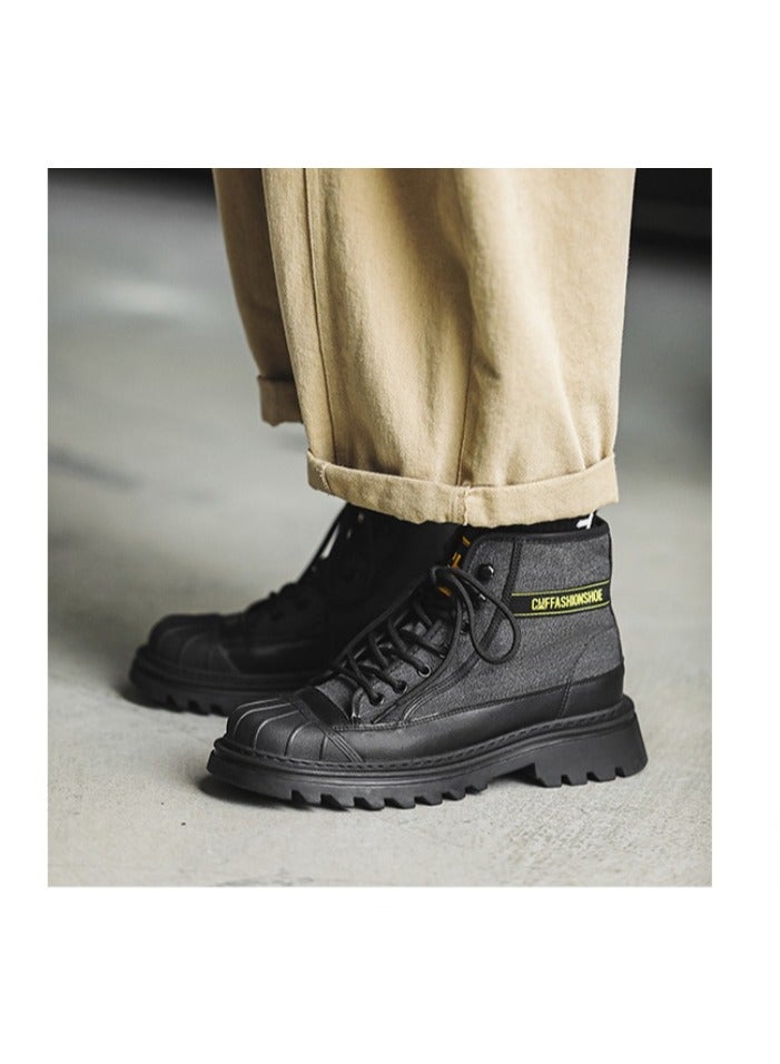 Warrior Fashionable and versatile elevated Martin boots  - Image 3