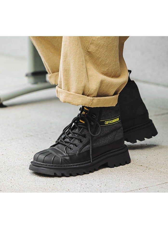 Warrior Fashionable and versatile elevated Martin boots  - Image 4