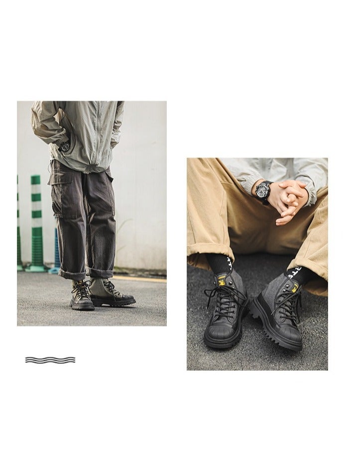 Warrior Fashionable and versatile elevated Martin boots  - Image 5