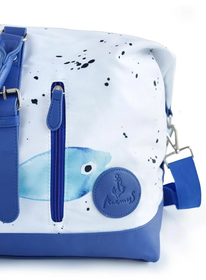 Anemoss Fish Design Travel Duffel Bag, 50L