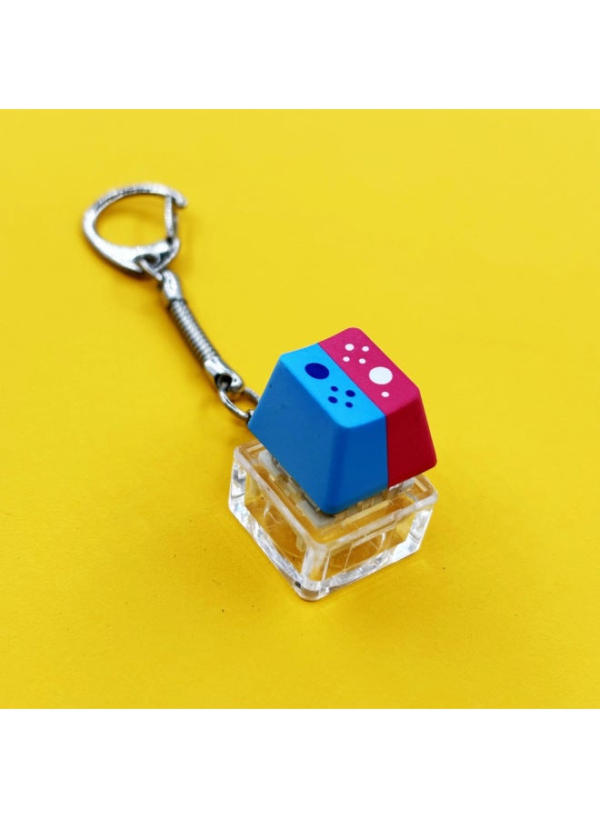 Popular Creative Press Decompression Artifact Single Key Keycap Cute Funny Style Mechanical Keyboard Anime Keychain Keycap 
