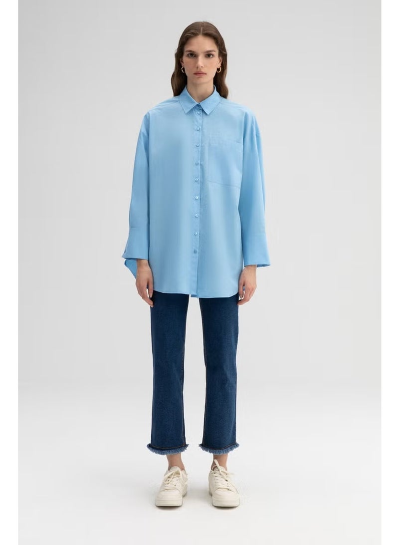 Touche Relax Fit Poplin Shirt - Image 1